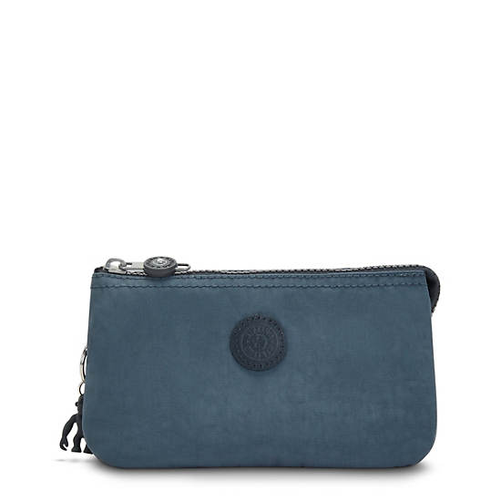 Kipling Creativity Large Pouch Väska Marinblå Grå | SE 1127GS